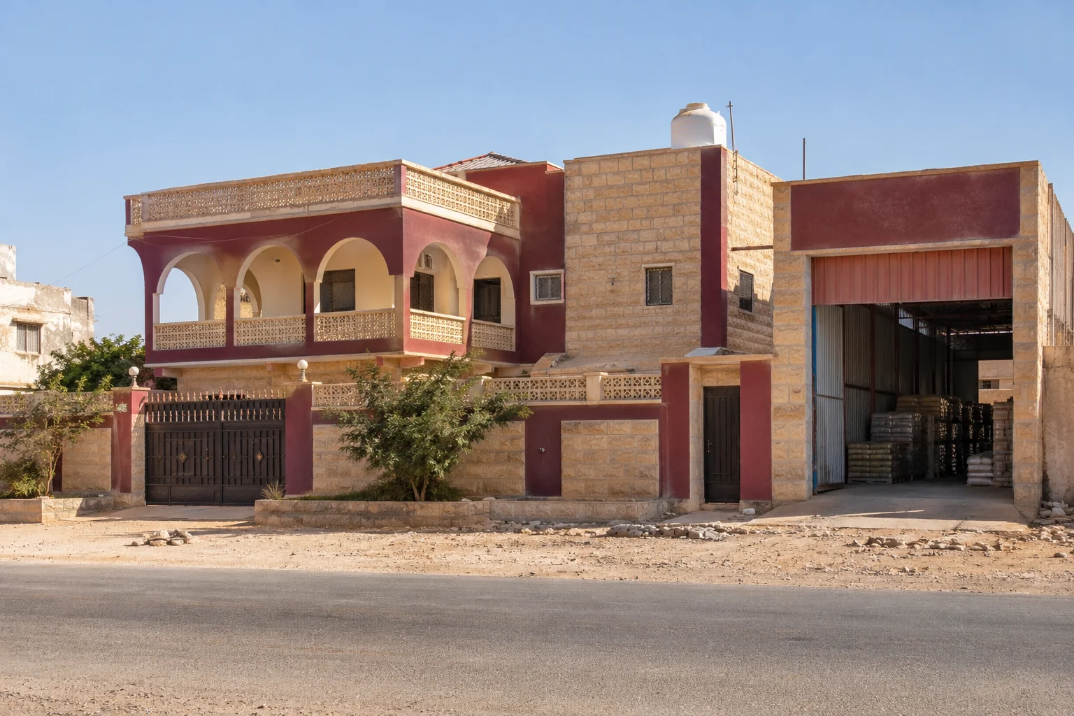 Family House in Berbera Side View