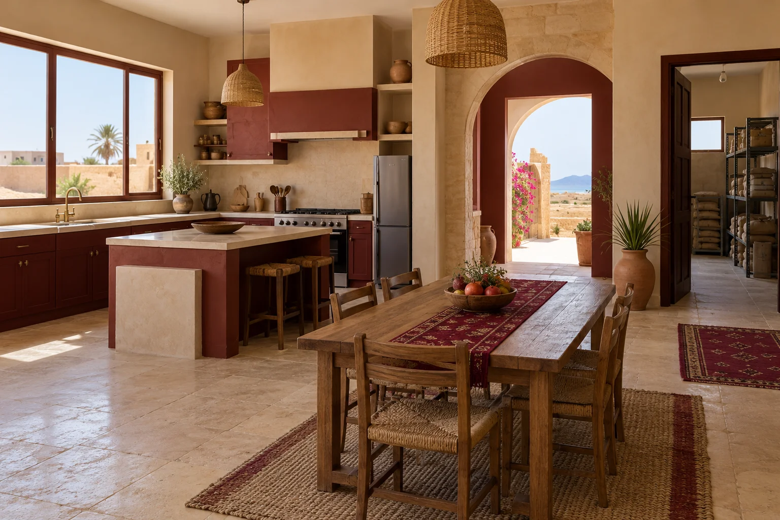 Modern Villa in Berbera Kitchen