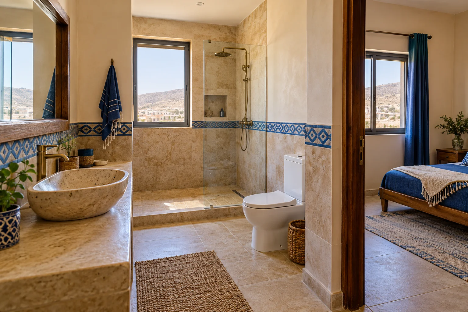 Modern Apartment in Borama Bathroom / Ensuite