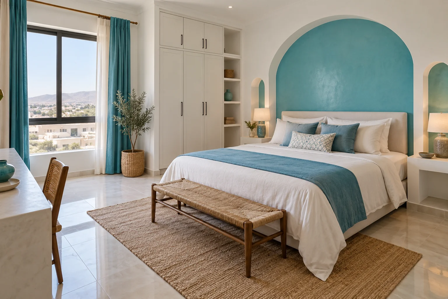 Modern Apartment in Burco Bedroom