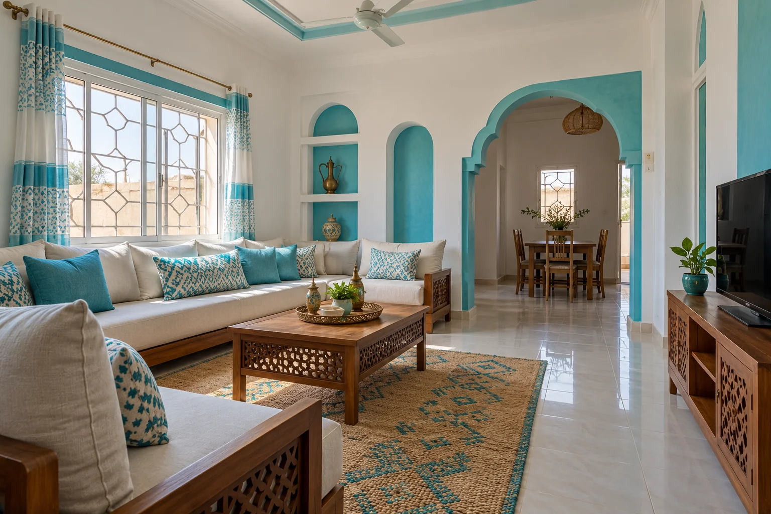 Modern Villa in Burco Living Room