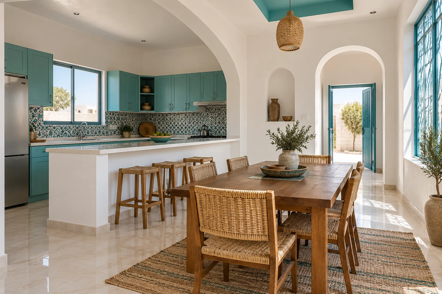 Modern Villa in Burco Kitchen