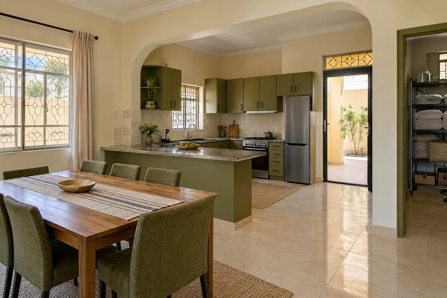 Family House in Hargeisa Kitchen