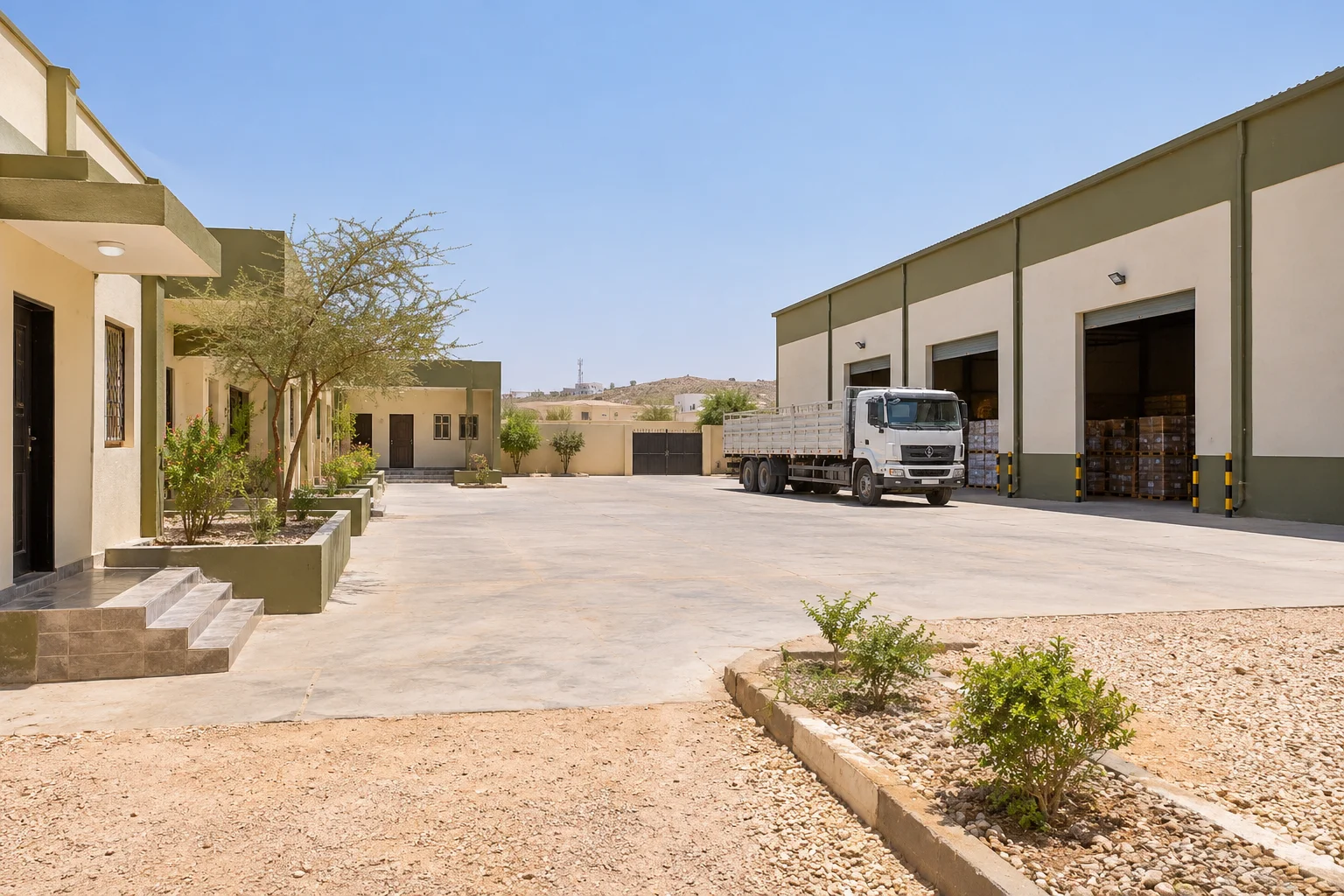 Business Warehouse in Hargeisa Yard / Truck Access
